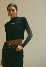 B-Low the Belt Jordana Mini Belt - Black/Silver