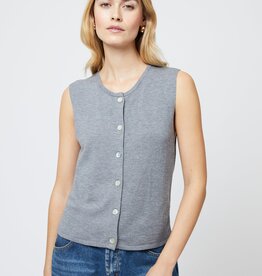 French Connection Cosysoft Buttoned Sweater Vest