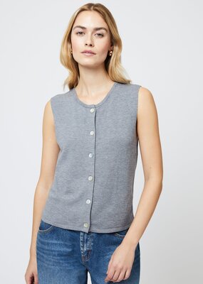 French Connection Cosysoft Buttoned Sweater Vest