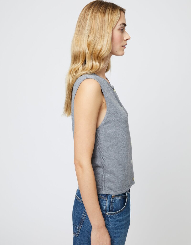 French Connection Cosysoft Buttoned Sweater Vest