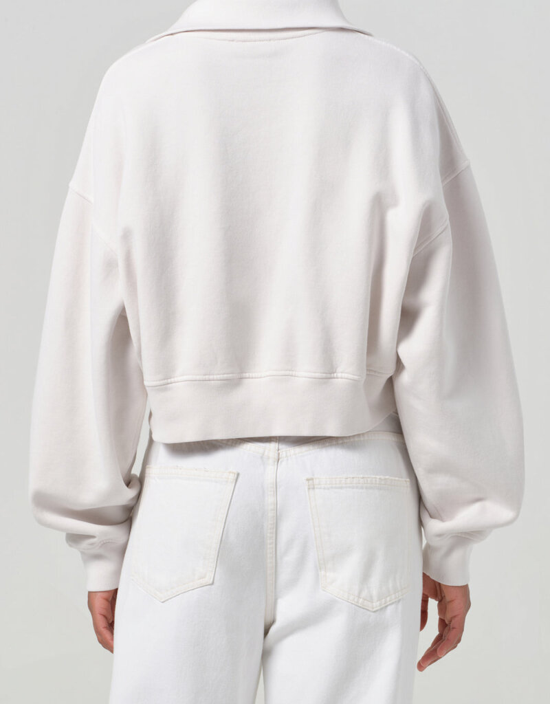 AGOLDE Bethan Quarter Zip Sweatshirt