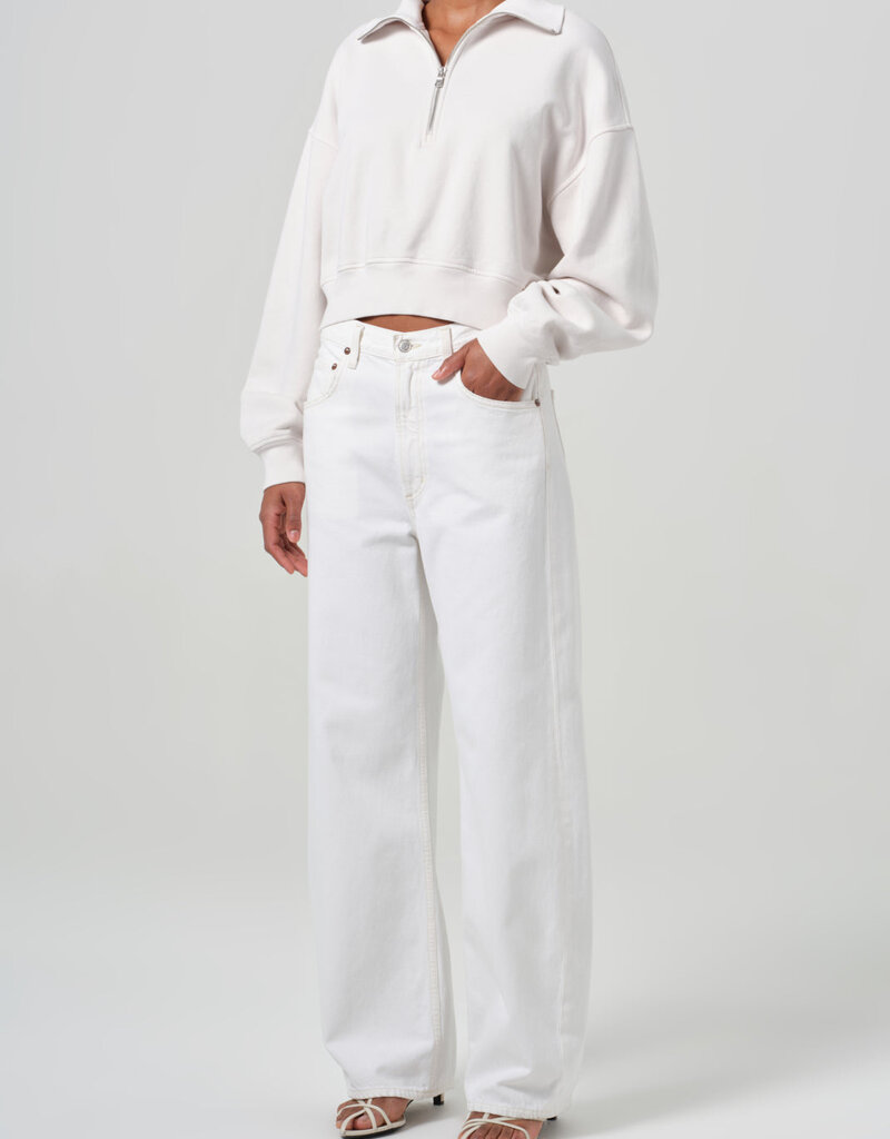 AGOLDE Bethan Quarter Zip Sweatshirt