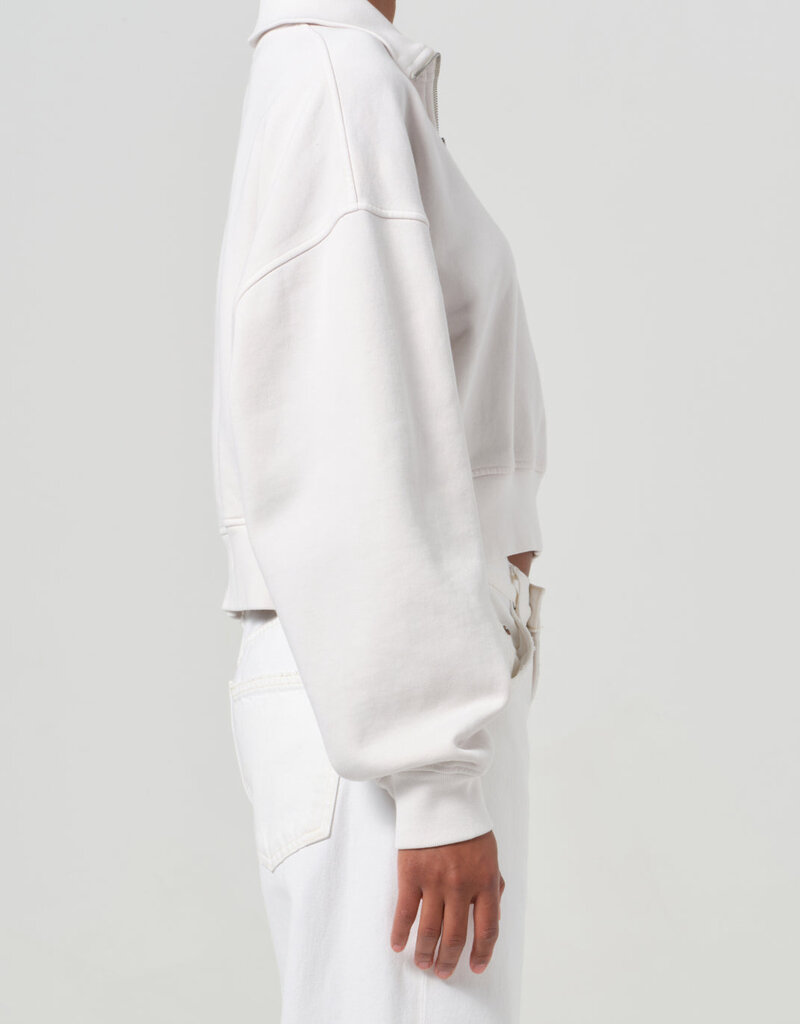 AGOLDE Bethan Quarter Zip Sweatshirt