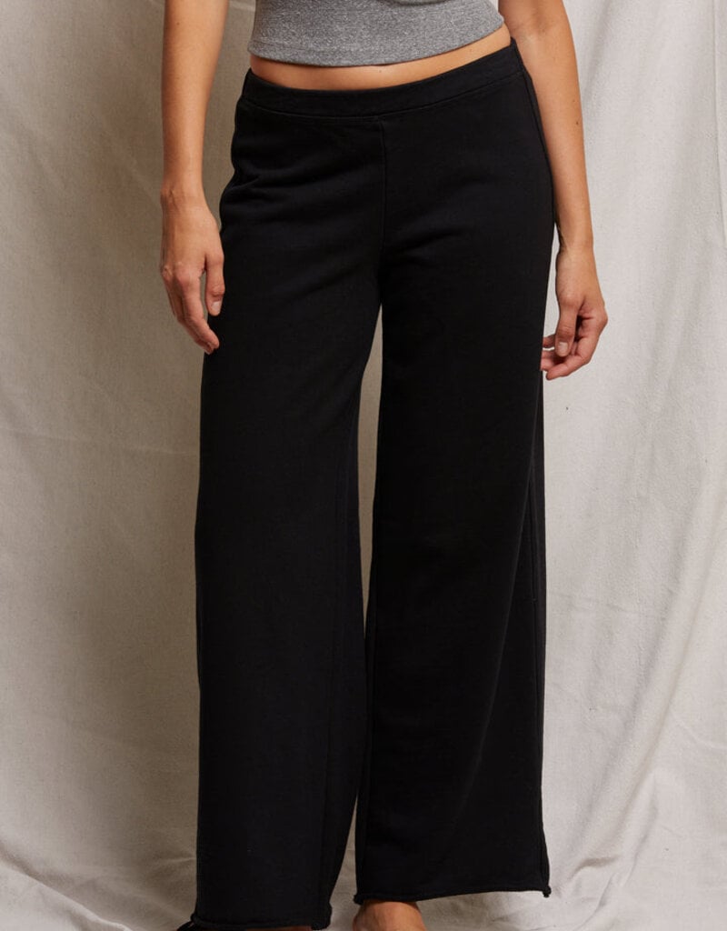perfectwhitetee Amber French Terry Wide Leg Trouser