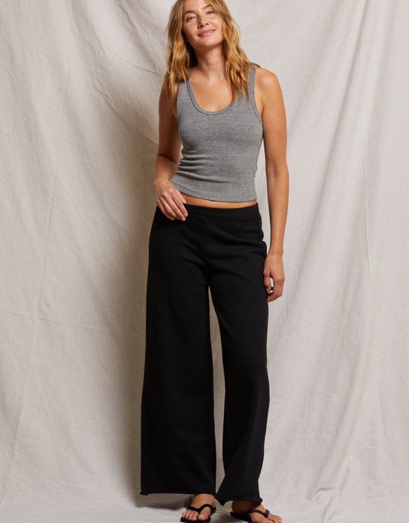 perfectwhitetee Amber French Terry Wide Leg Trouser