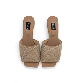 ROAM Raffia Square Sandal