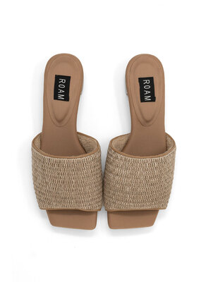 ROAM Raffia Square Sandal