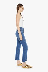 Mother High Waisted Rider Ankle Step Fray - Over The Top