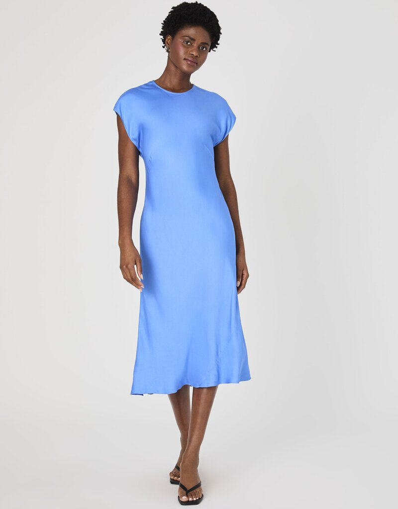 French Connection Ennis Satin Column Midi Dress