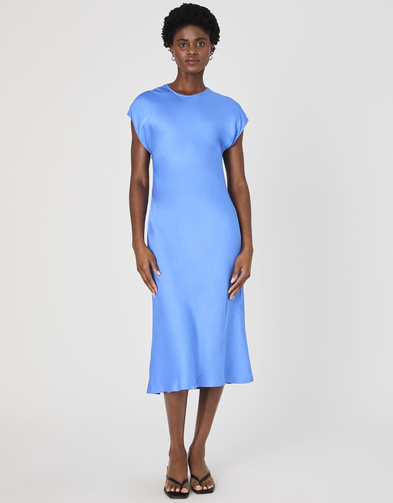 French Connection Ennis Satin Column Midi Dress