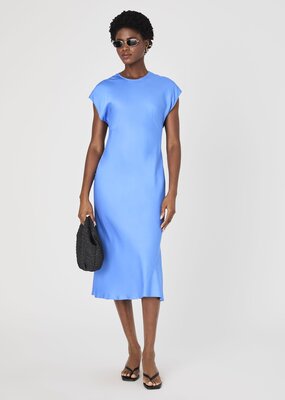 French Connection Ennis Satin Column Midi Dress