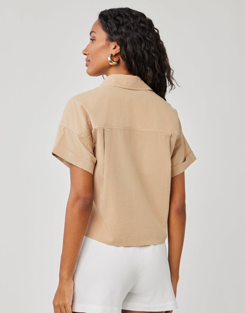 Bella Dahl Boxy Two Pocket Short Sleeve Shirt
