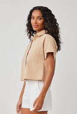 Bella Dahl Boxy Two Pocket Short Sleeve Shirt