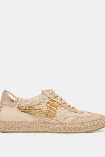 Notice Espadrille Bead Sneakers - Gold Multi