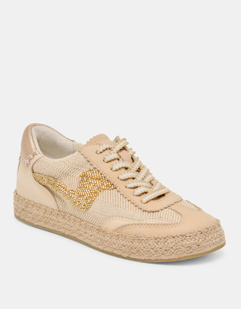 Dolce Vita Notice Espadrille Bead Sneakers - Gold Multi