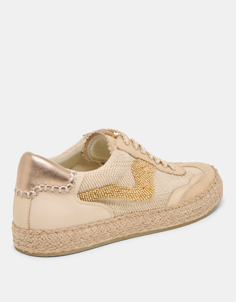 Dolce Vita Notice Espadrille Bead Sneakers - Gold Multi