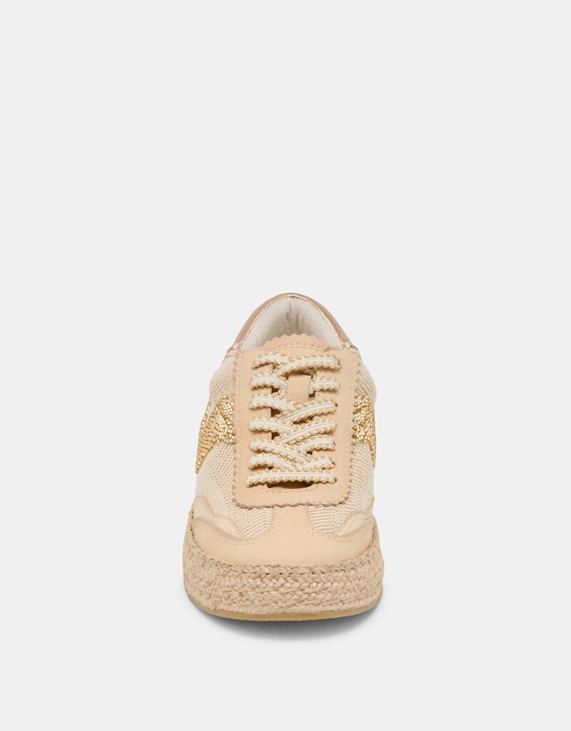 Dolce Vita Notice Espadrille Bead Sneakers - Gold Multi