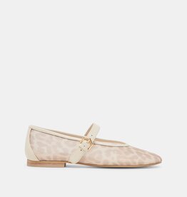 Dolce Vita Roslyn Ballet Flat - White Leopard Mesh