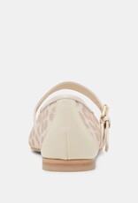 Dolce Vita Roslyn Ballet Flat - White Leopard Mesh