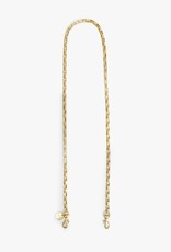 Clare V. Crossbody Strap - Brass Box Chain