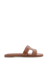 Billini Gordy Sandal - Tan & Gold Studs