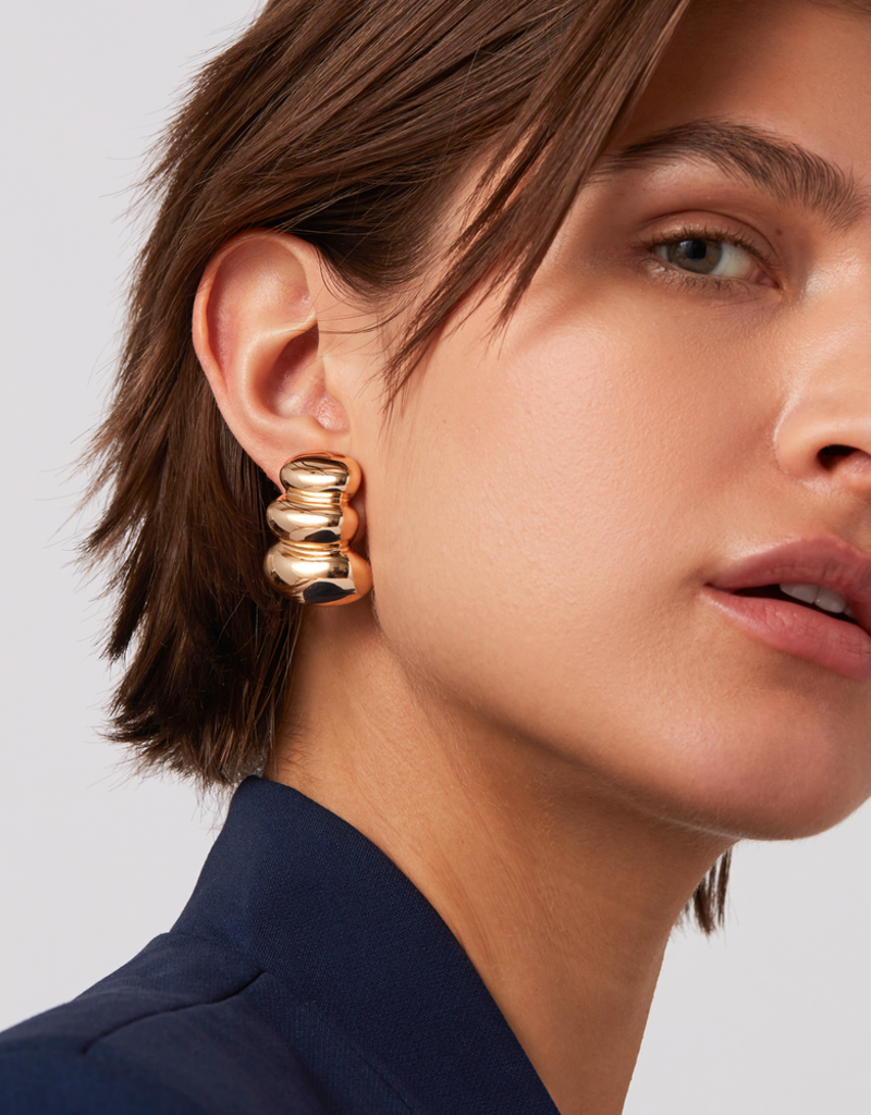 Jenny Bird Non-Stop Earrings - Gold