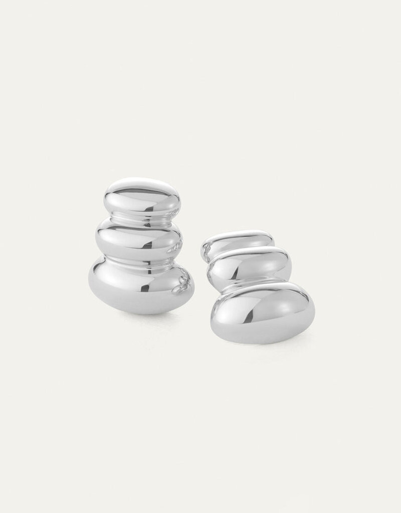 Jenny Bird Non-Stop Earrings - Silver