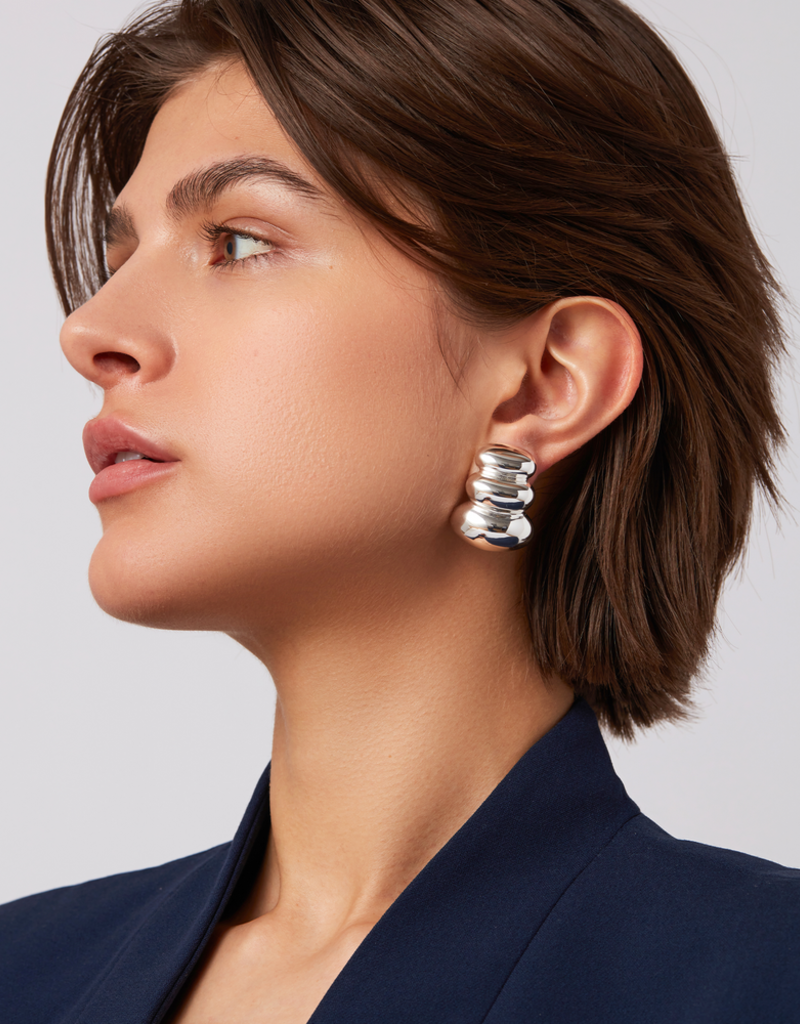 Jenny Bird Non-Stop Earrings - Silver