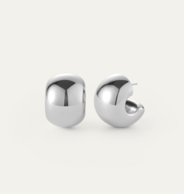 Jenny Bird Gemma Hoops - Silver