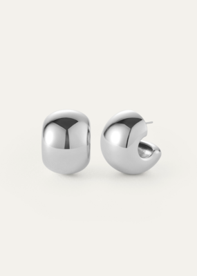 Jenny Bird Gemma Hoops - Silver