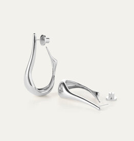 Jenny Bird Colette Hoops - Silver