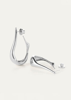 Jenny Bird Colette Hoops - Silver