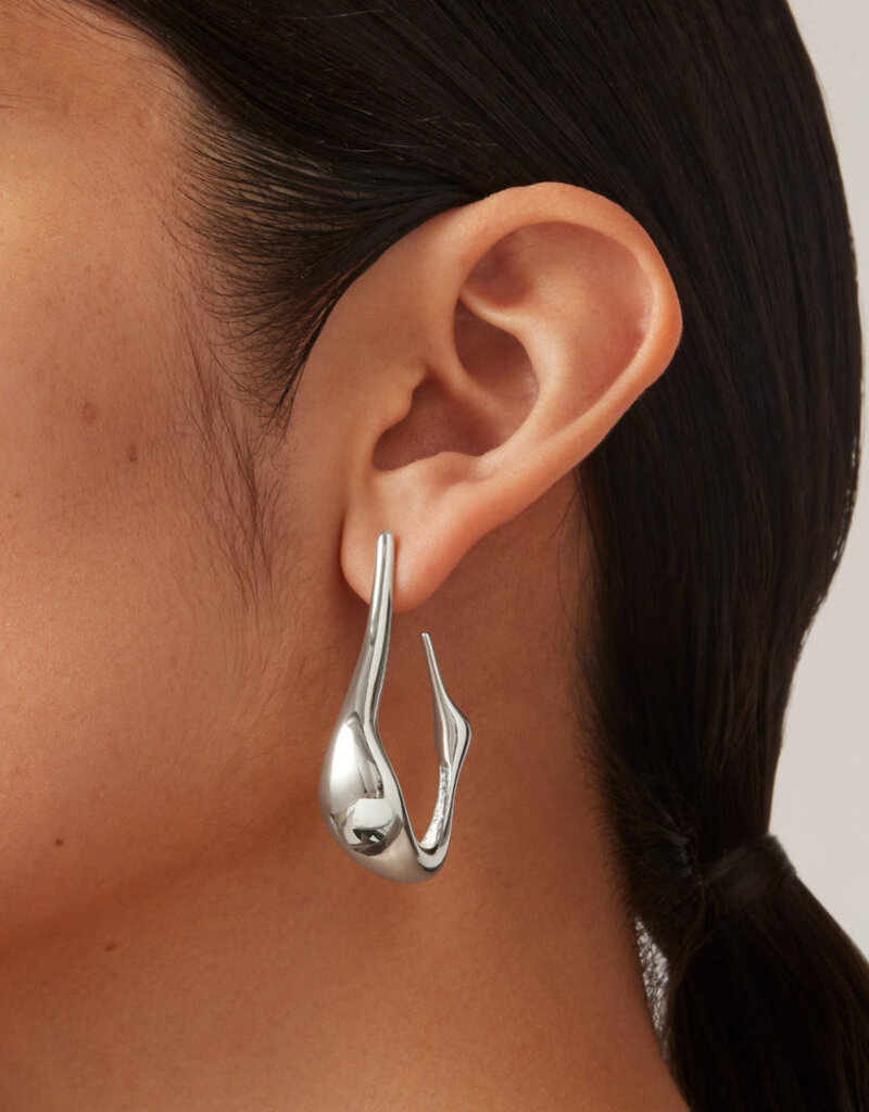 Jenny Bird Colette Hoops - Silver