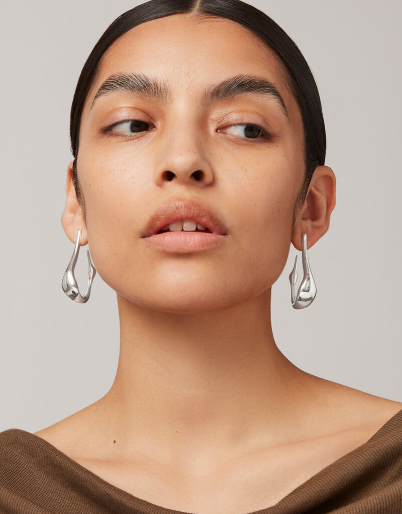 Jenny Bird Colette Hoops - Silver