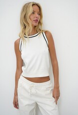 LNA Nyomi Contrast Sweater Tank
