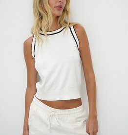 LNA Nyomi Contrast Sweater Tank