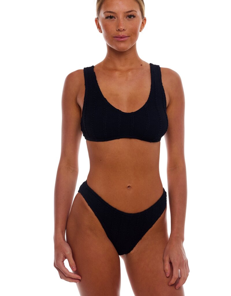 Love & Bikinis Barcelona Classic Bikini Bottom - Black