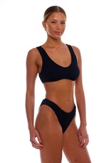 Love & Bikinis Barcelona Classic Bikini Bottom - Black