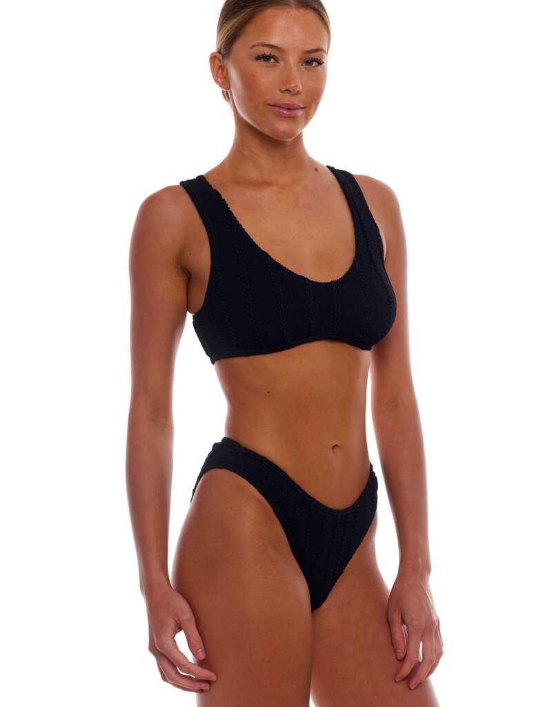 Love & Bikinis Barcelona Classic Bikini Bottom - Black