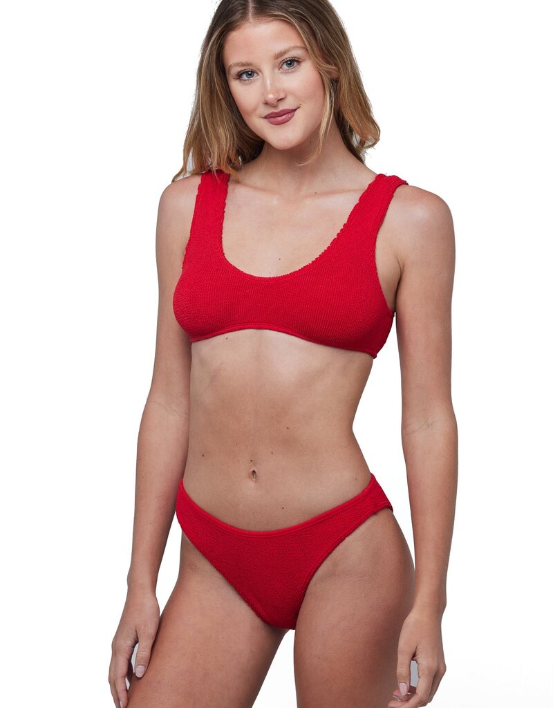 Love & Bikinis Barcelona Classic Bikini Bottom - Red