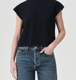 AGOLDE Bryce Cap Sleeve Tee