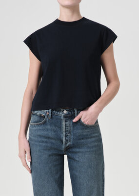 AGOLDE Bryce Cap Sleeve Tee