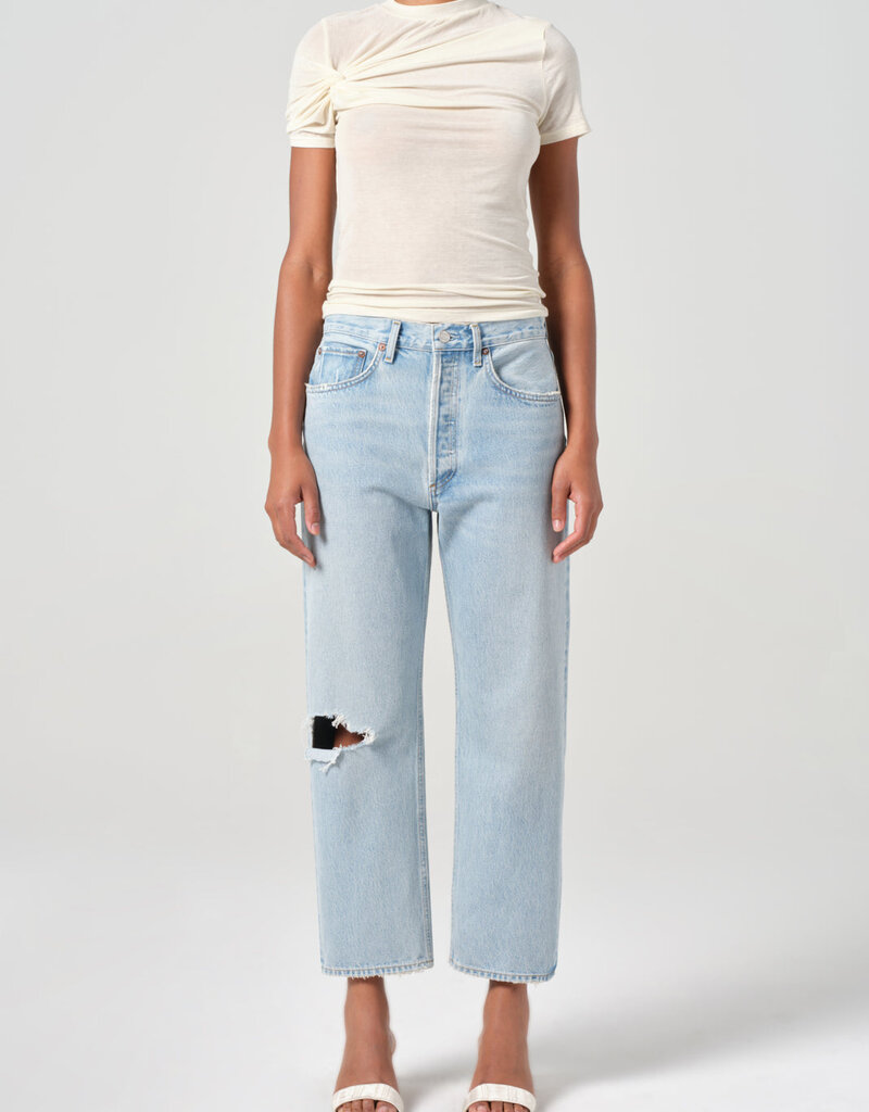 AGOLDE 90's Crop Mid Rise Straight - Segment