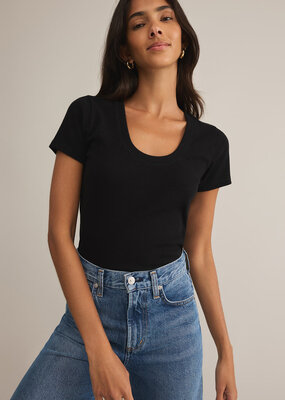 Z Supply Sirena Short Sleeve Rib Tee