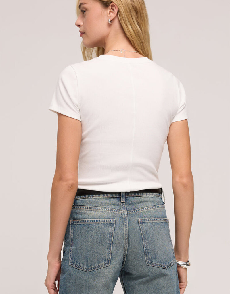 Z Supply Sirena Short Sleeve Rib Tee