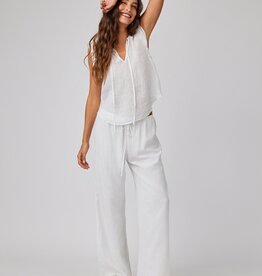 Bella Dahl Embroidery Wide Leg Pant