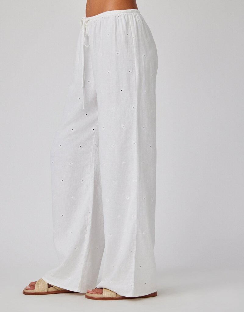 Bella Dahl Embroidery Wide Leg Pant