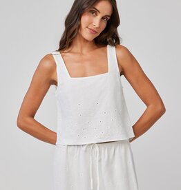 Bella Dahl Square Neck Button Back Tank