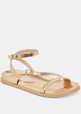 Dolce Vita Darlis Sandal - Gold Distressed Leather
