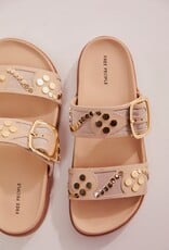 Free People Revelry Studded Sandal - Plaster